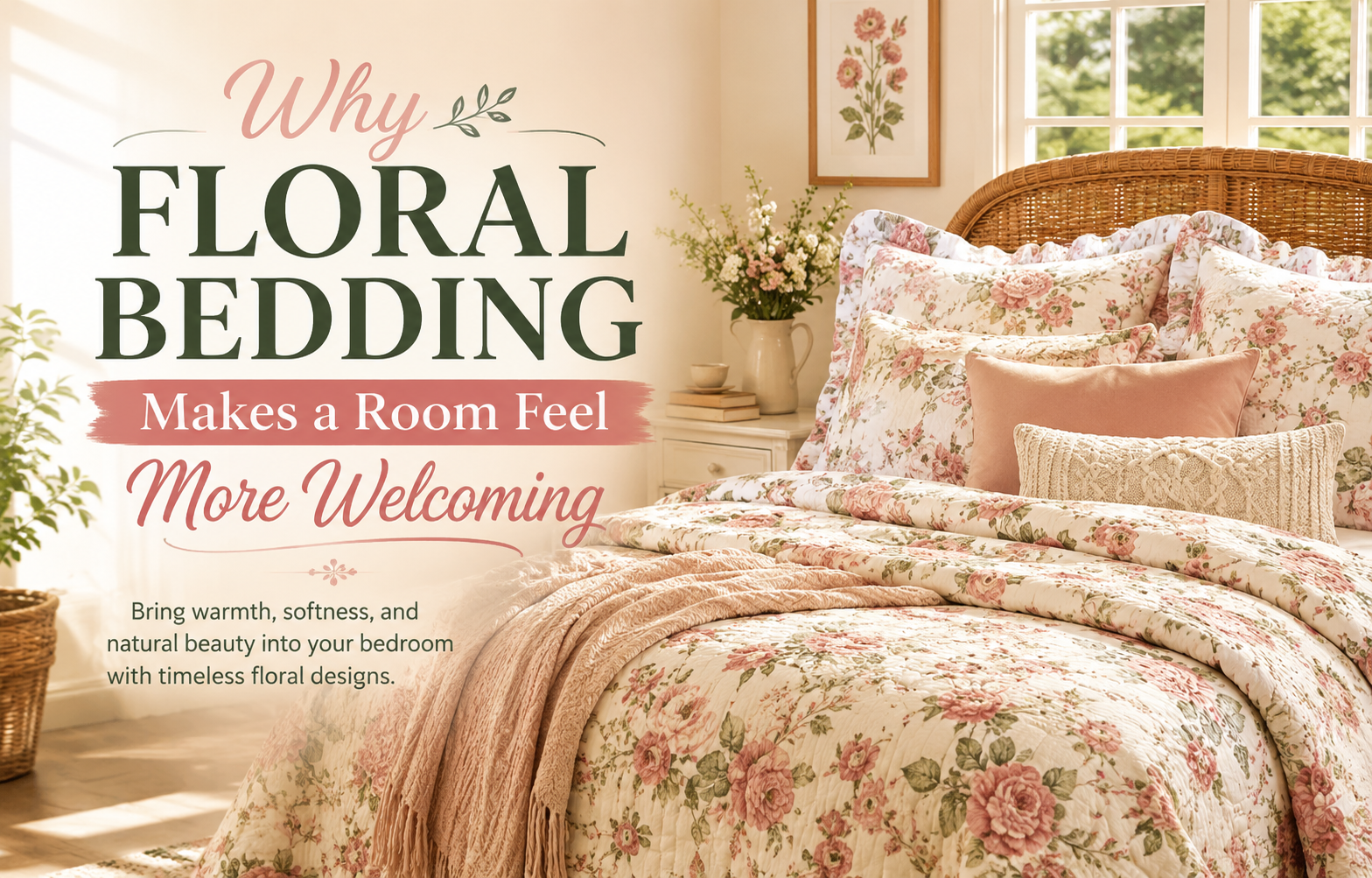 Why Floral Bedding Makes a Room Feel More Welcoming