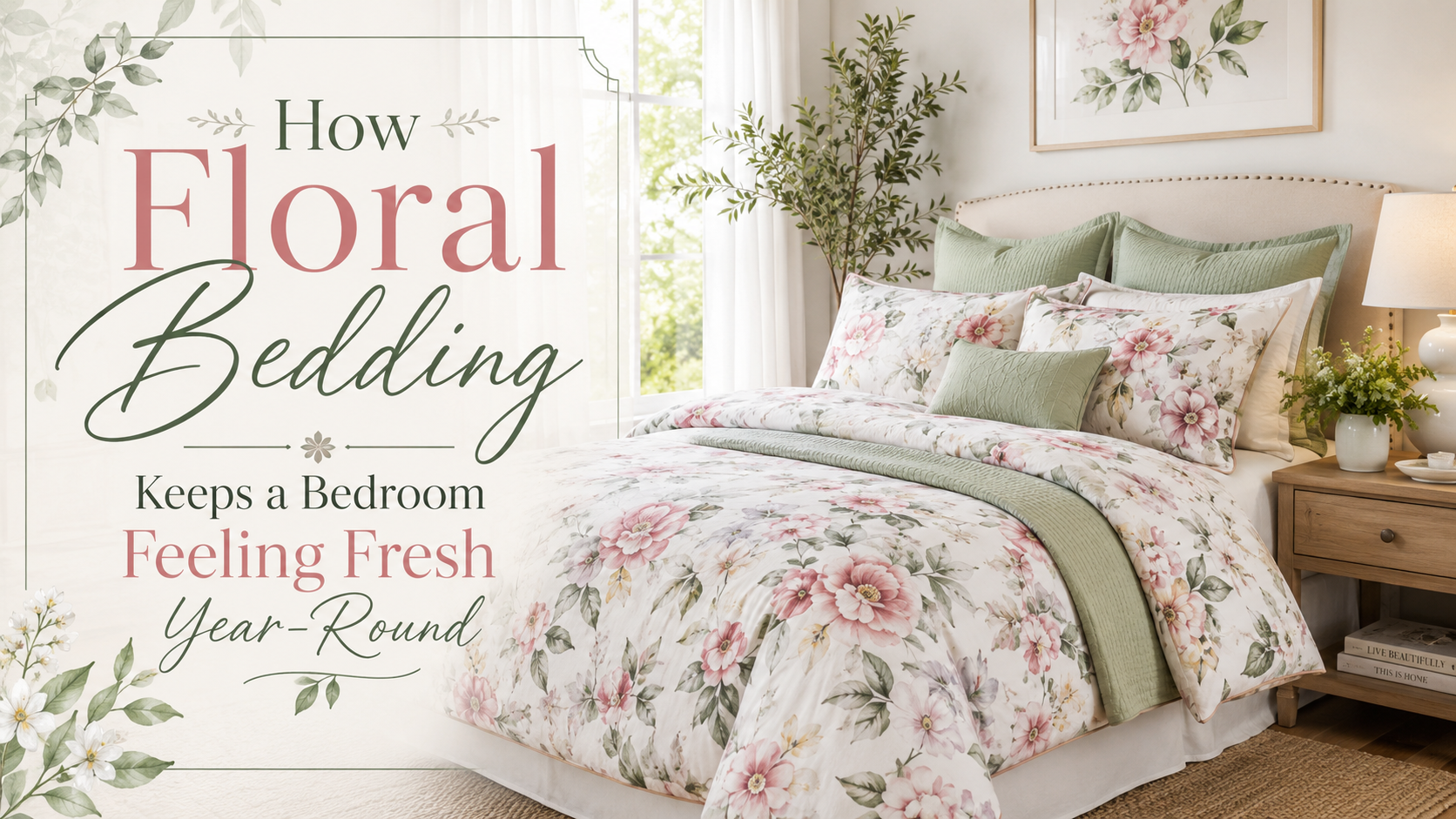 How Floral Bedding Keeps a Bedroom Feeling Fresh Year-Round