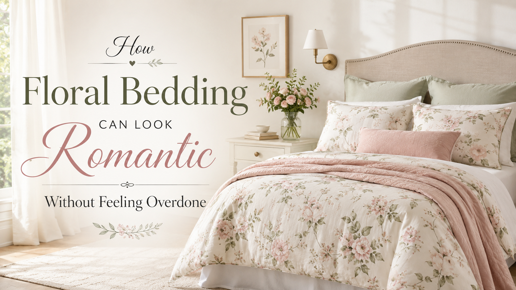 How Floral Bedding Can Look Romantic Without Feeling Overdone