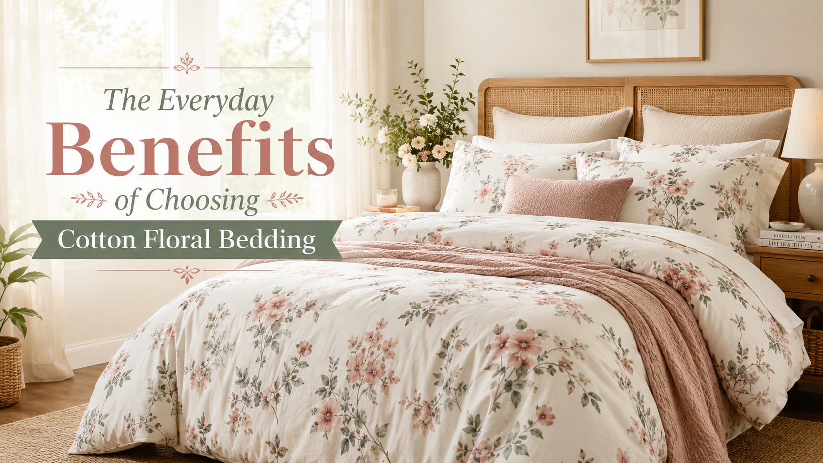 The Everyday Benefits of Choosing Cotton Floral Bedding