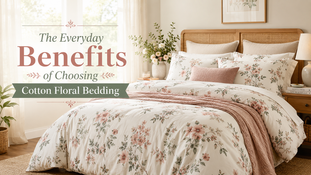 The Everyday Benefits of Choosing Cotton Floral Bedding