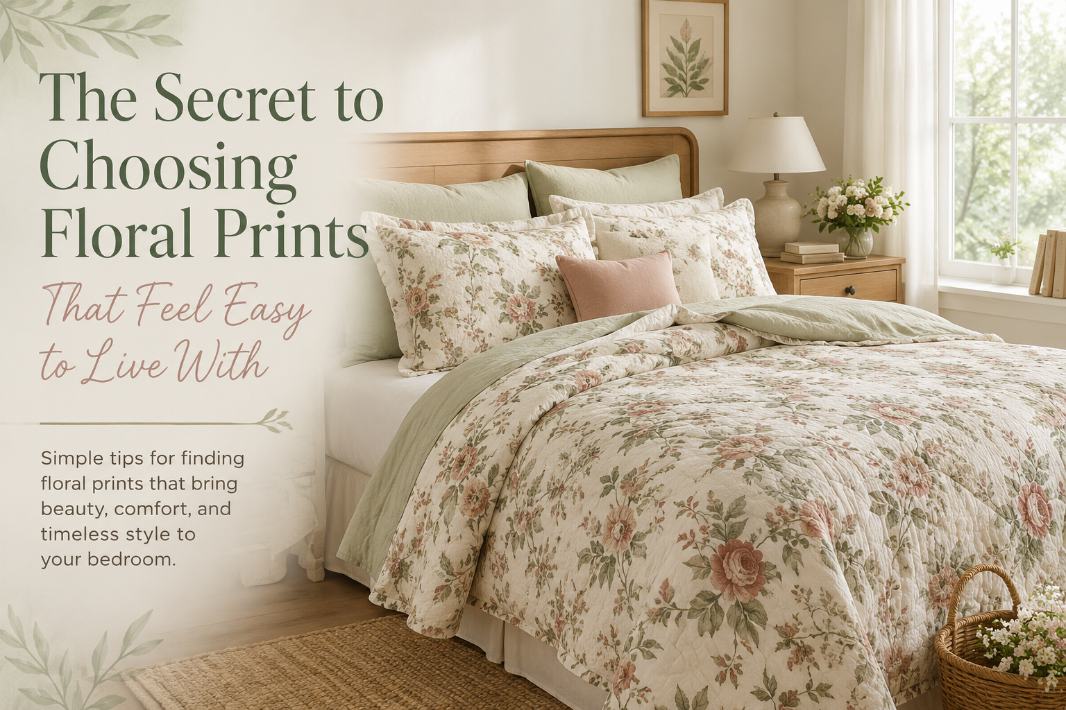 The Secret to Choosing Floral Prints That Feel Easy to Live With