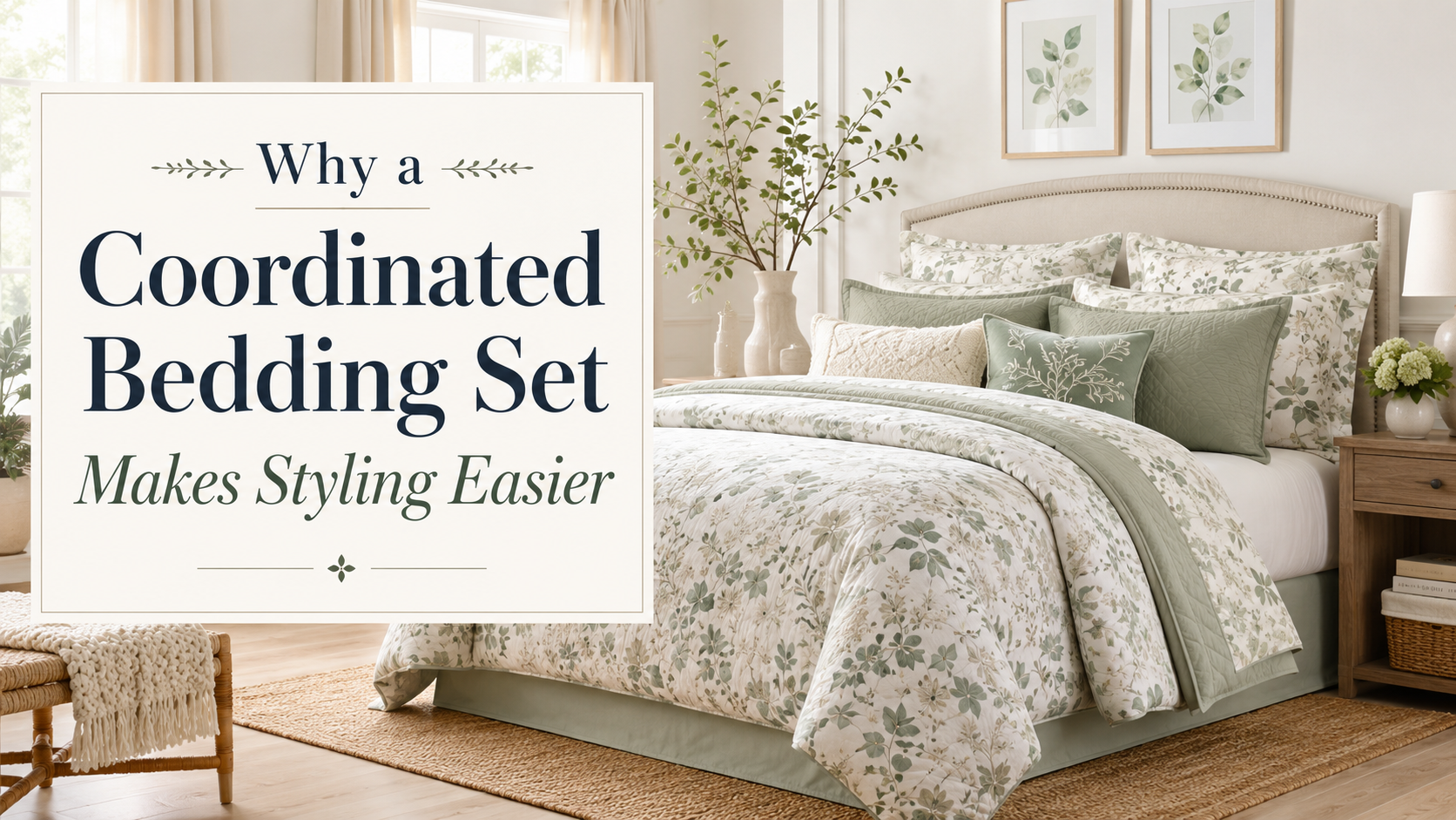 Why a Coordinated Bedding Set Makes Styling Easier