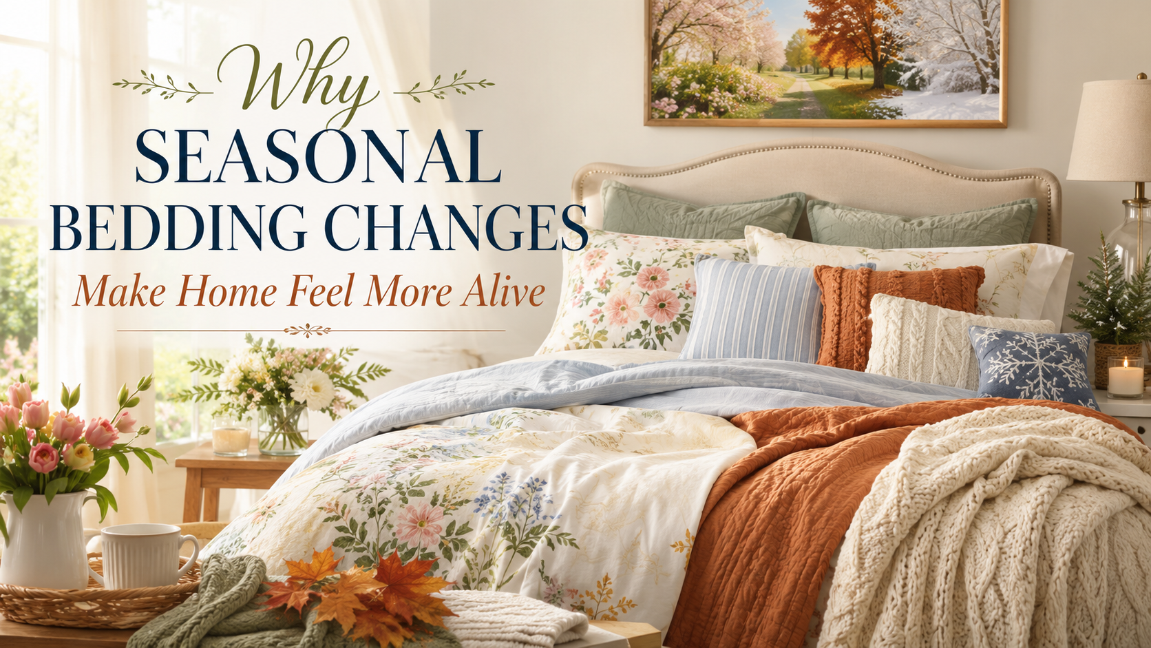 Why Seasonal Bedding Changes Make Home Feel More Alive
