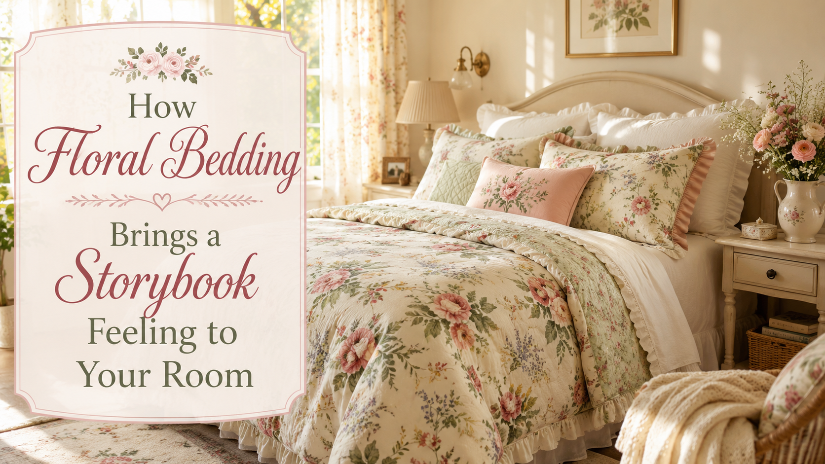 How Floral Bedding Brings a Storybook Feeling to Your Room