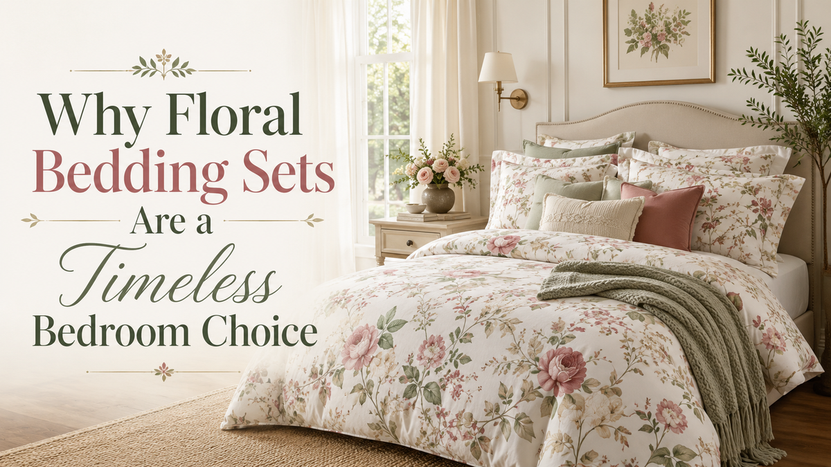 Why Floral Bedding Sets Are a Timeless Bedroom Choice