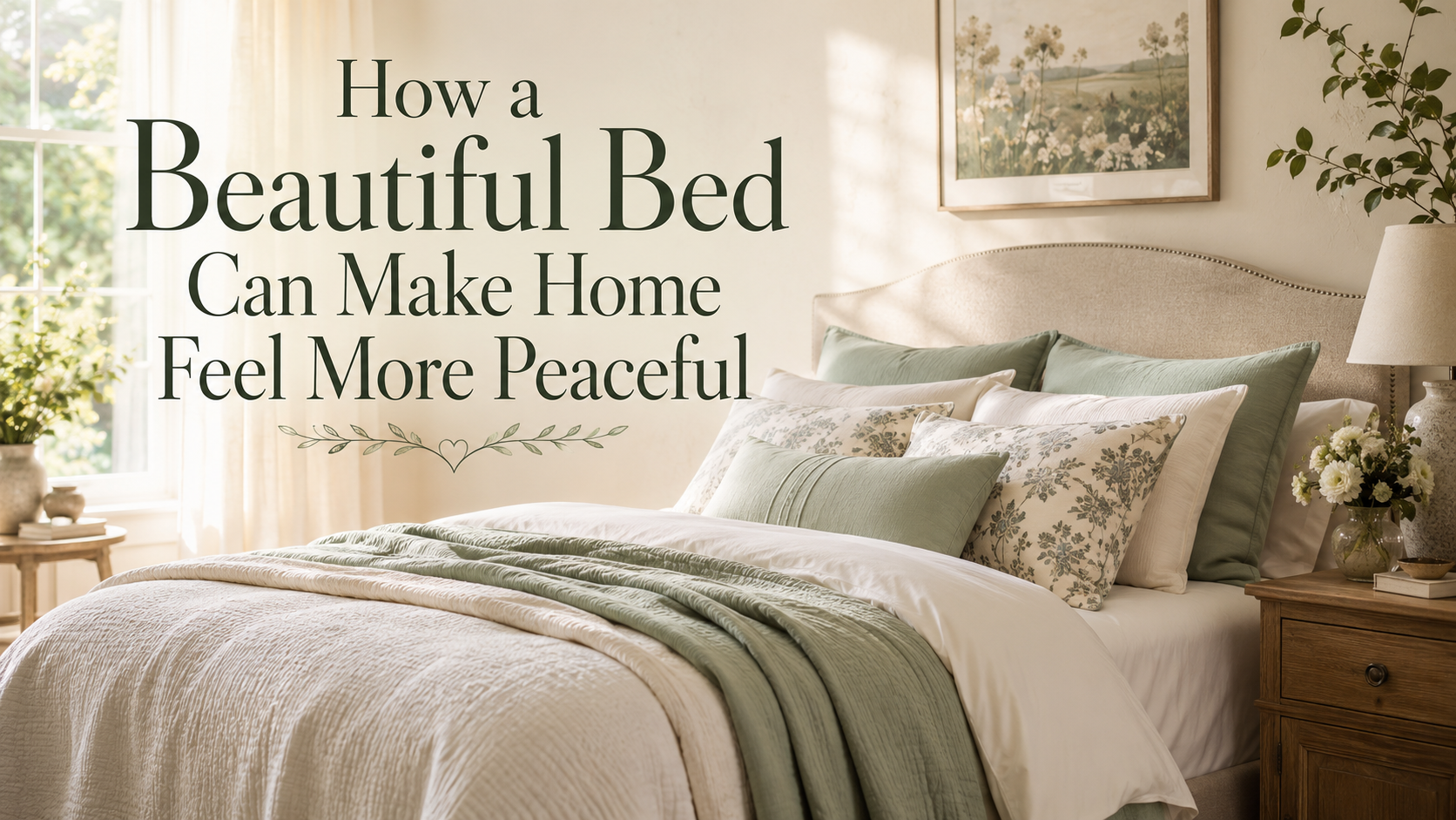 How a Beautiful Bed Can Make Home Feel More Peaceful