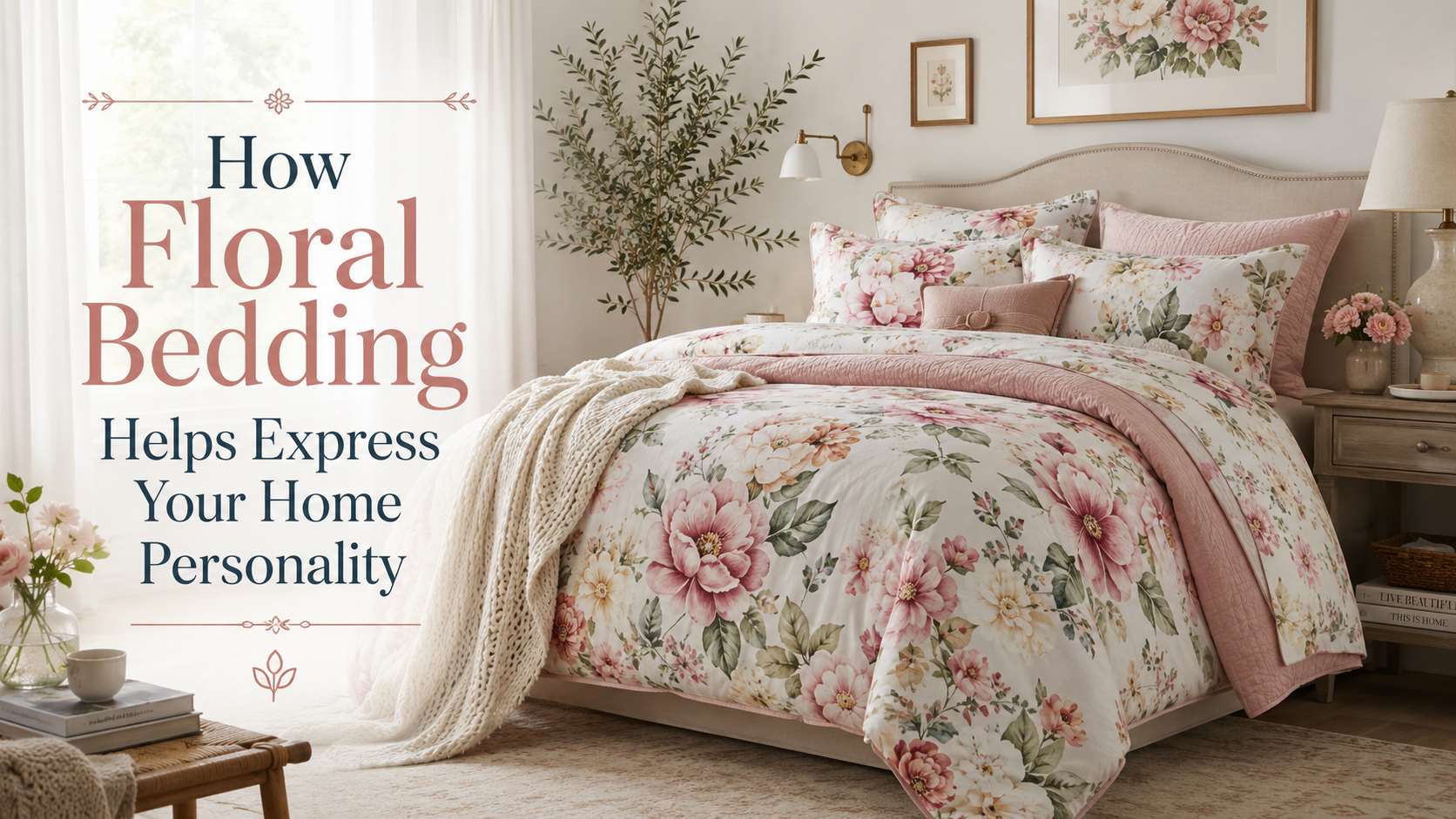 How Floral Bedding Helps Express Your Home Personality