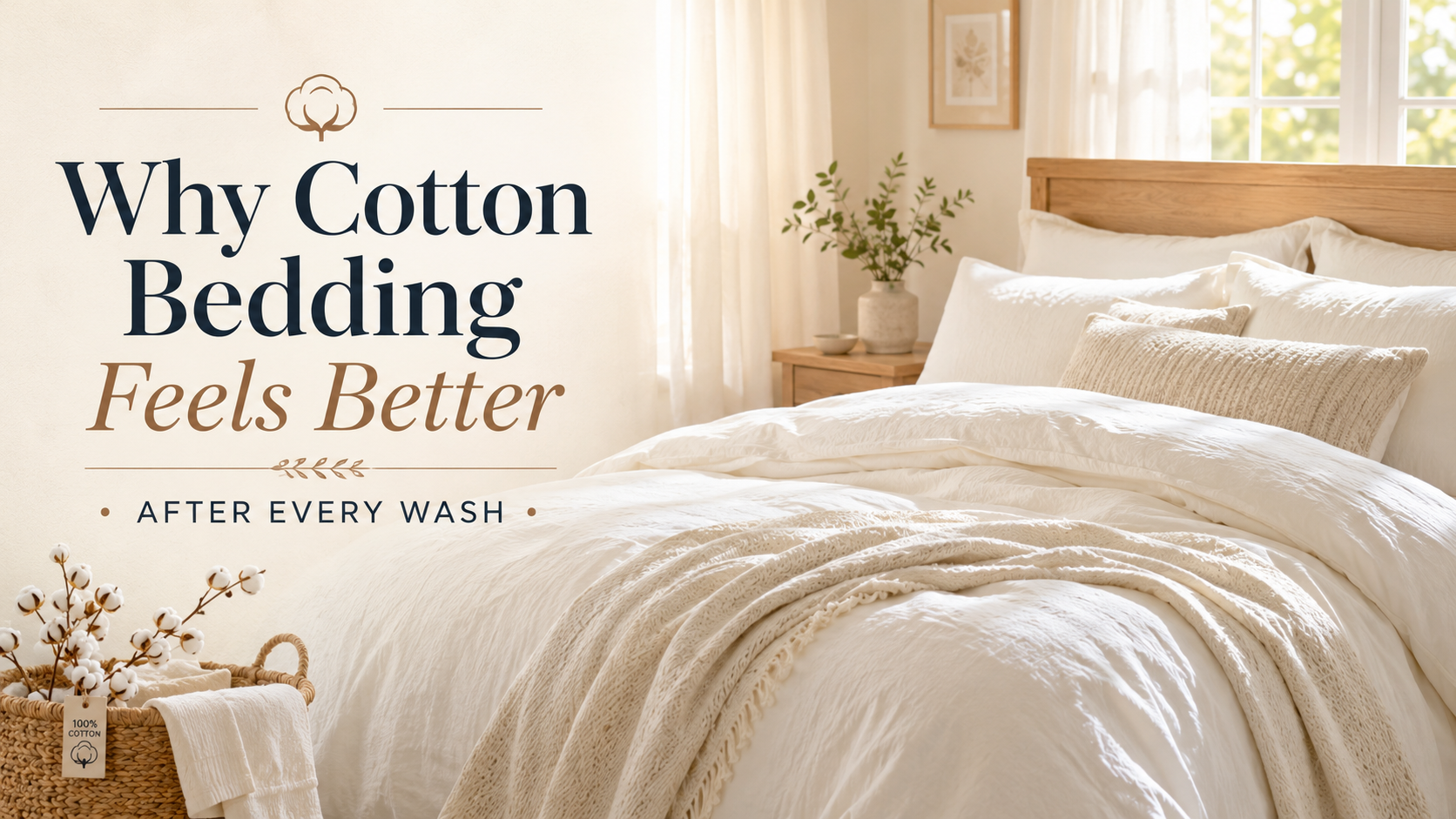 Why Cotton Bedding Feels Better After Every Wash
