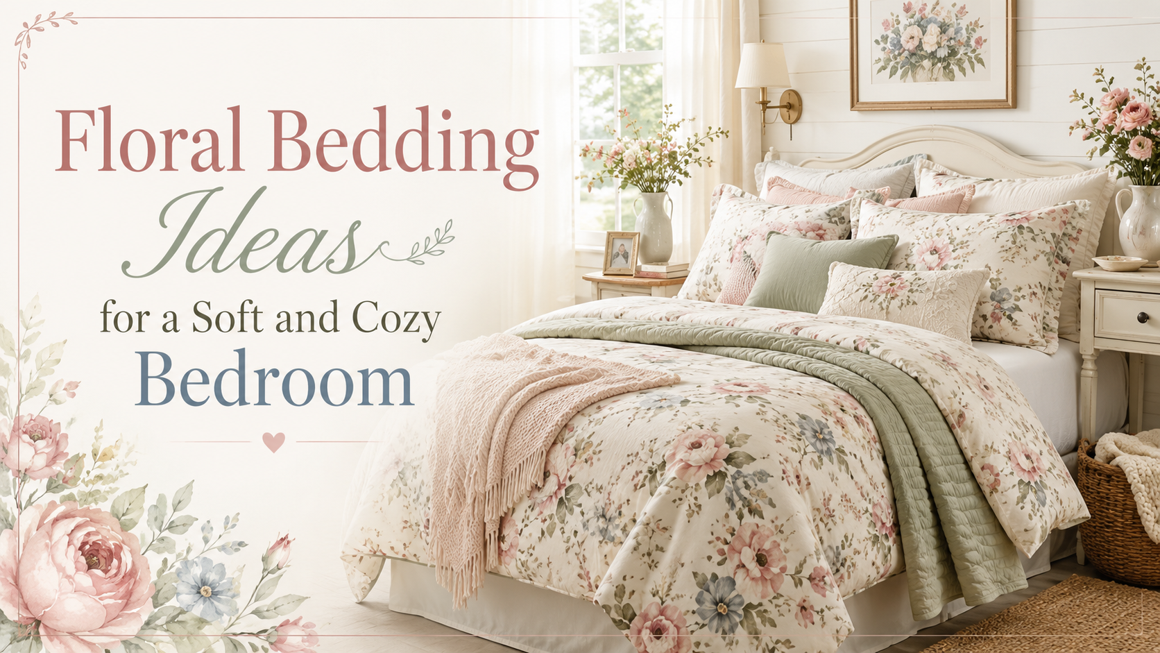 Floral Bedding Ideas for a Soft and Cozy Bedroom