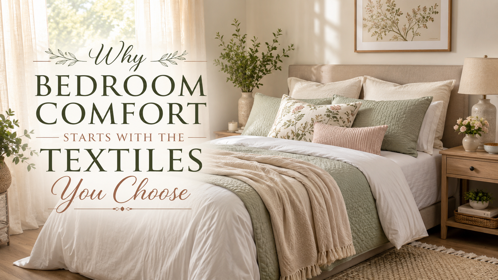 Why Bedroom Comfort Starts with the Textiles You Choose