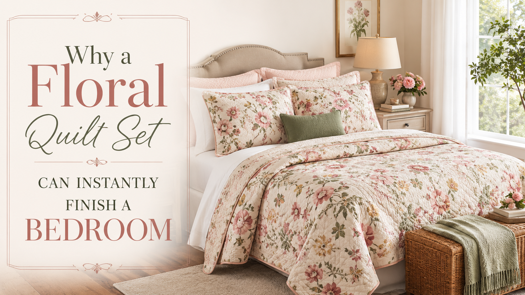 Why a Floral Quilt Set Can Instantly Finish a Bedroom