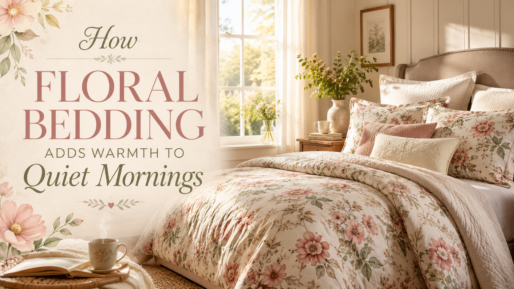 How Floral Bedding Adds Warmth to Quiet Mornings