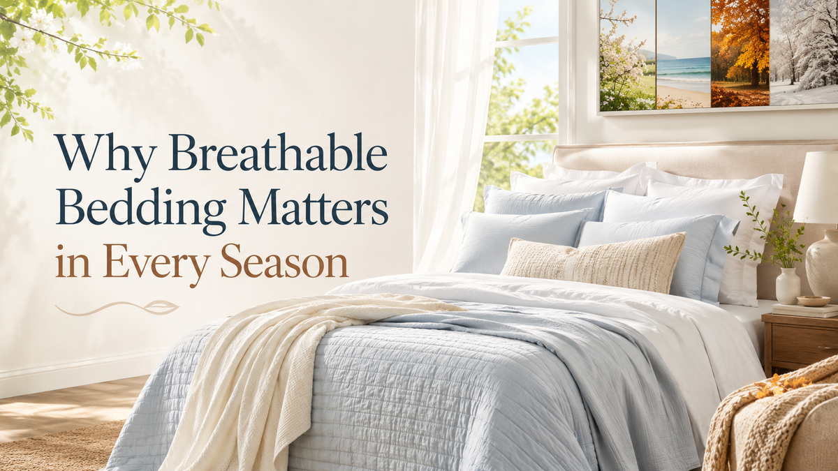 Why Breathable Bedding Matters in Every Season