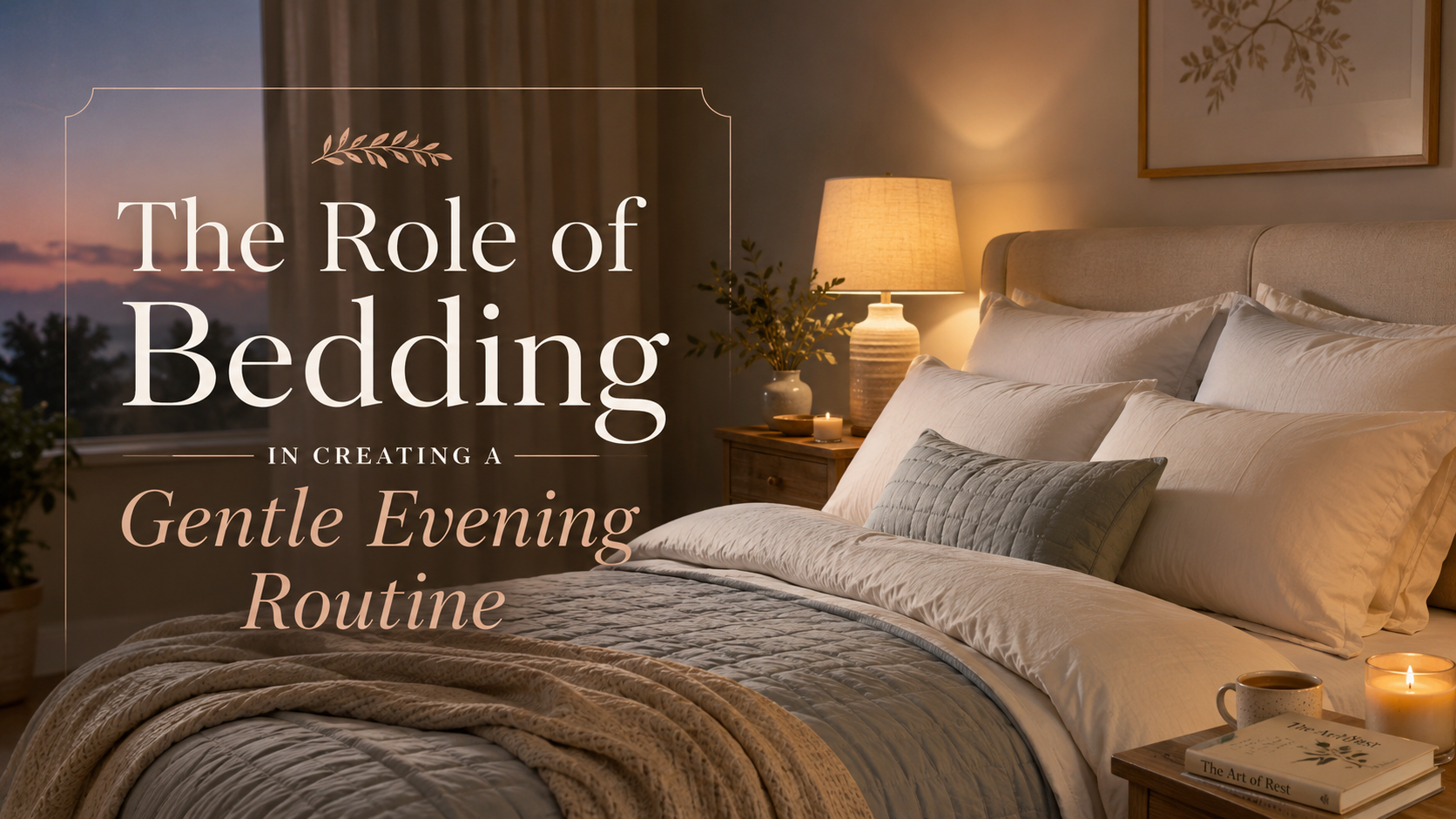 The Role of Bedding in Creating a Gentle Evening Routine