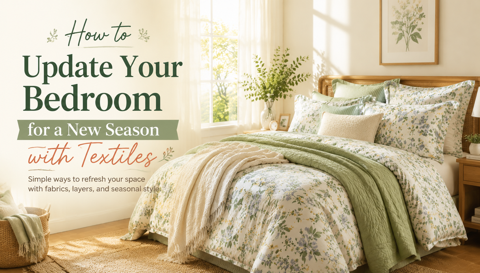 How to Update Your Bedroom for a New Season with Textiles