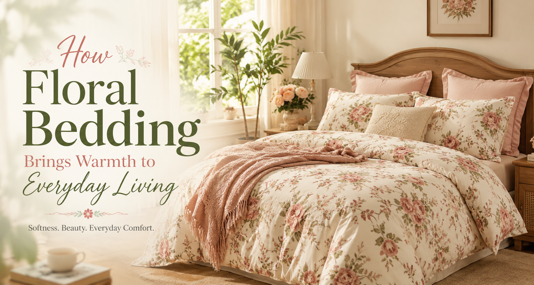 How Floral Bedding Brings Warmth to Everyday Living