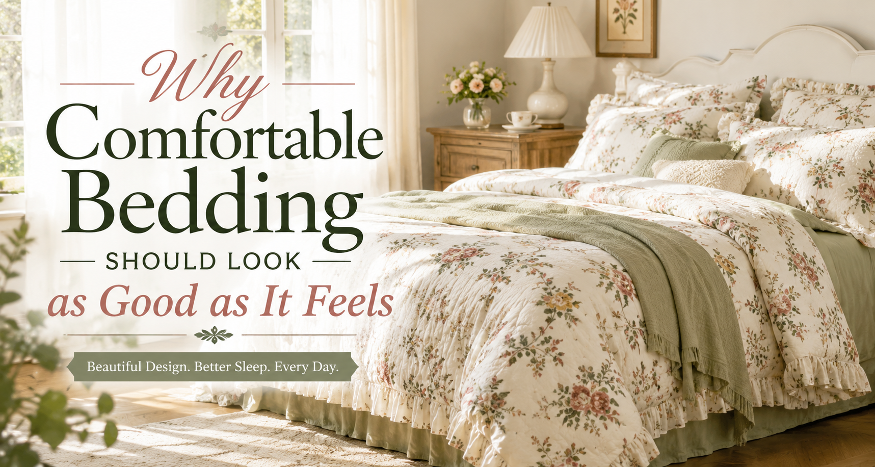 Why Comfortable Bedding Should Look as Good as It Feels