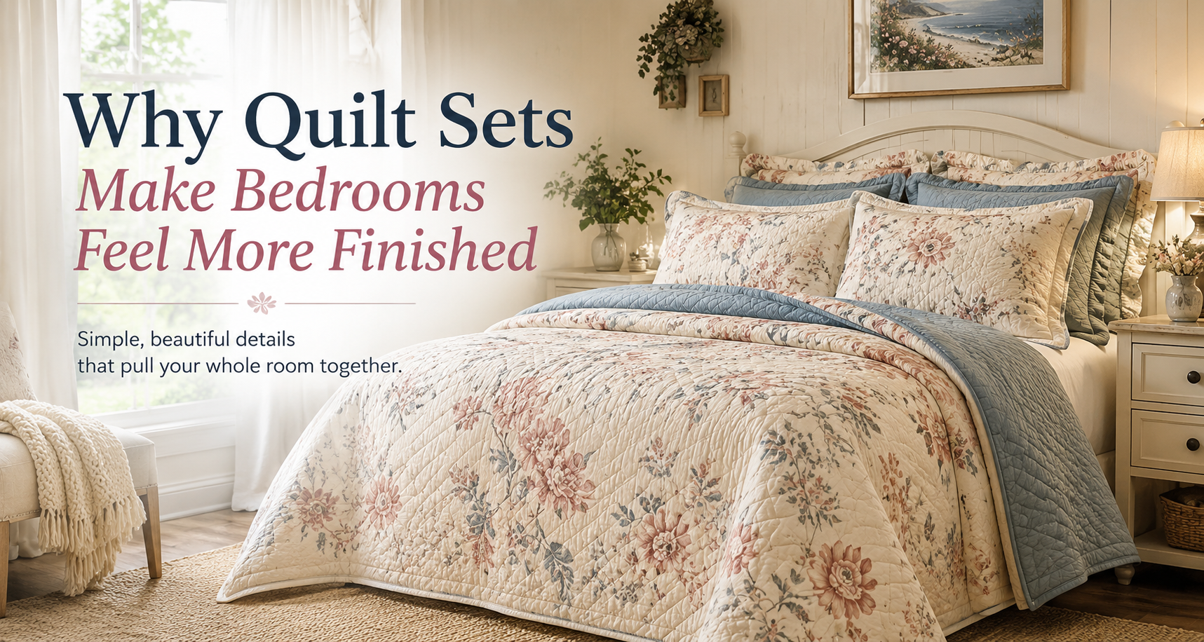 Why Quilt Sets Make Bedrooms Feel More Finished