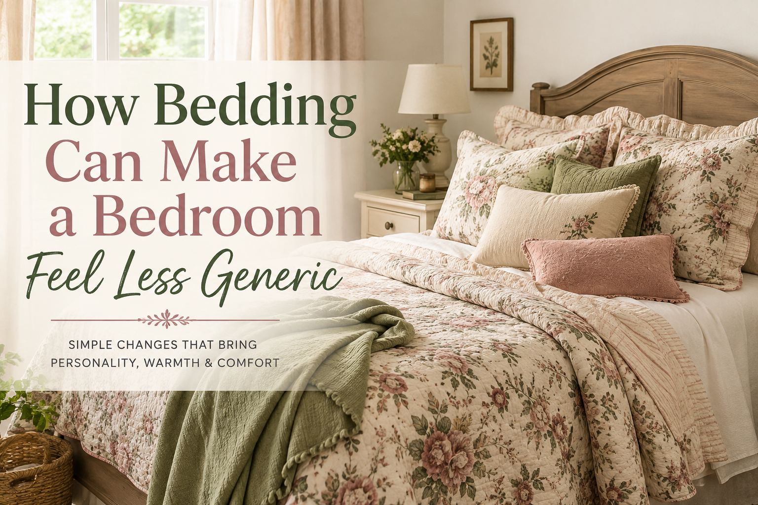 How Bedding Can Make a Bedroom Feel Less Generic