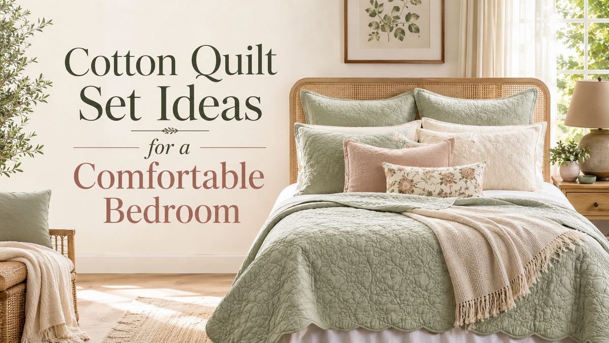 Cotton Quilt Set Ideas for a Comfortable Bedroom
