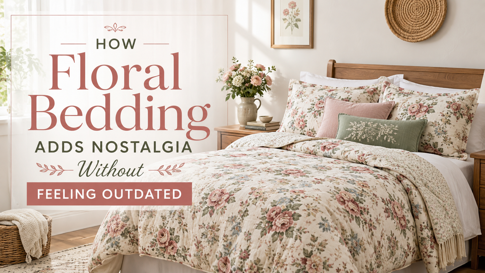 How Floral Bedding Adds Nostalgia Without Feeling Outdated