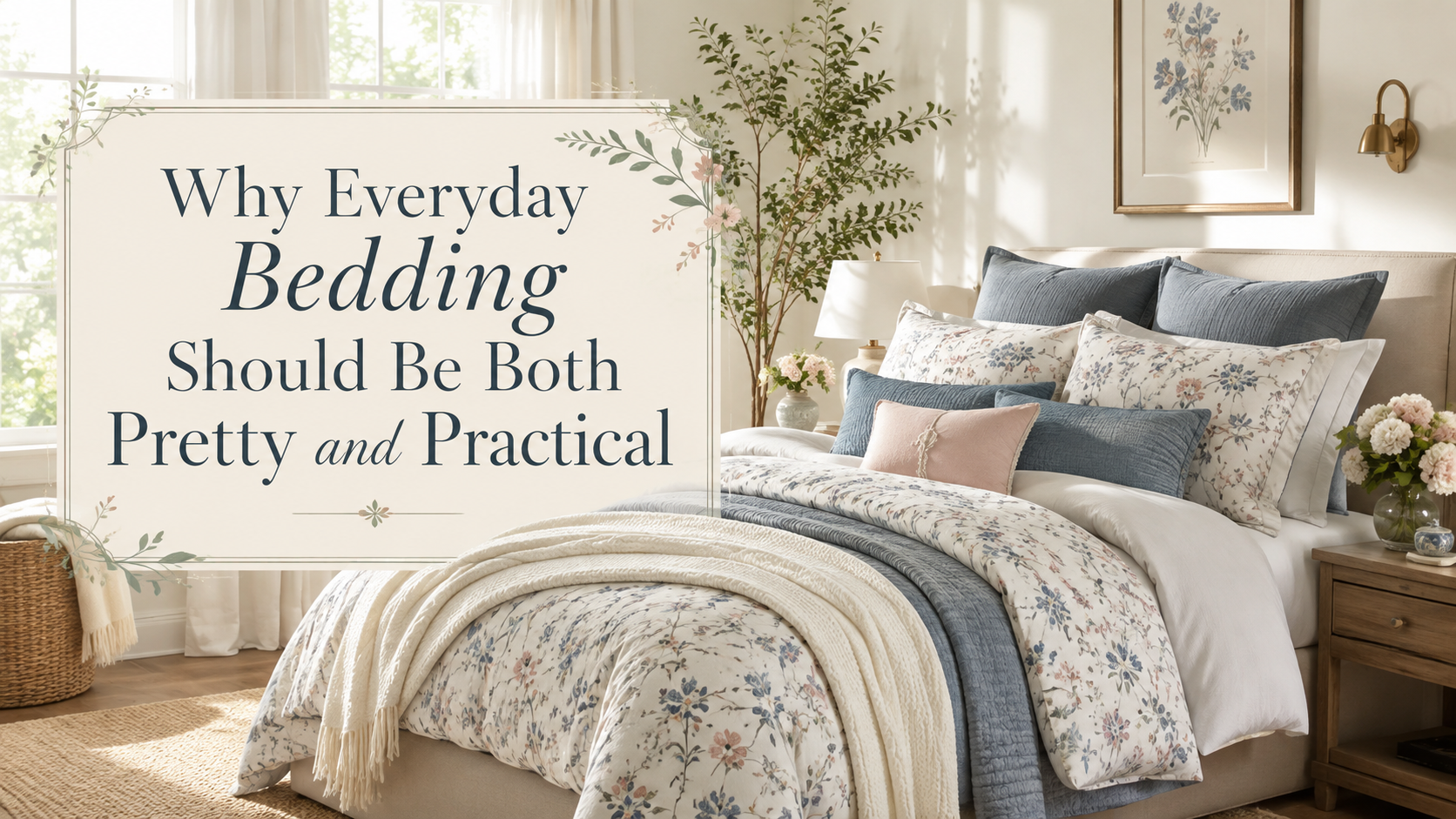 Why Everyday Bedding Should Be Both Pretty and Practical
