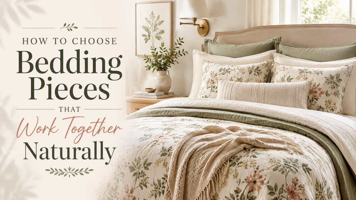 How to Choose Bedding Pieces That Work Together Naturally