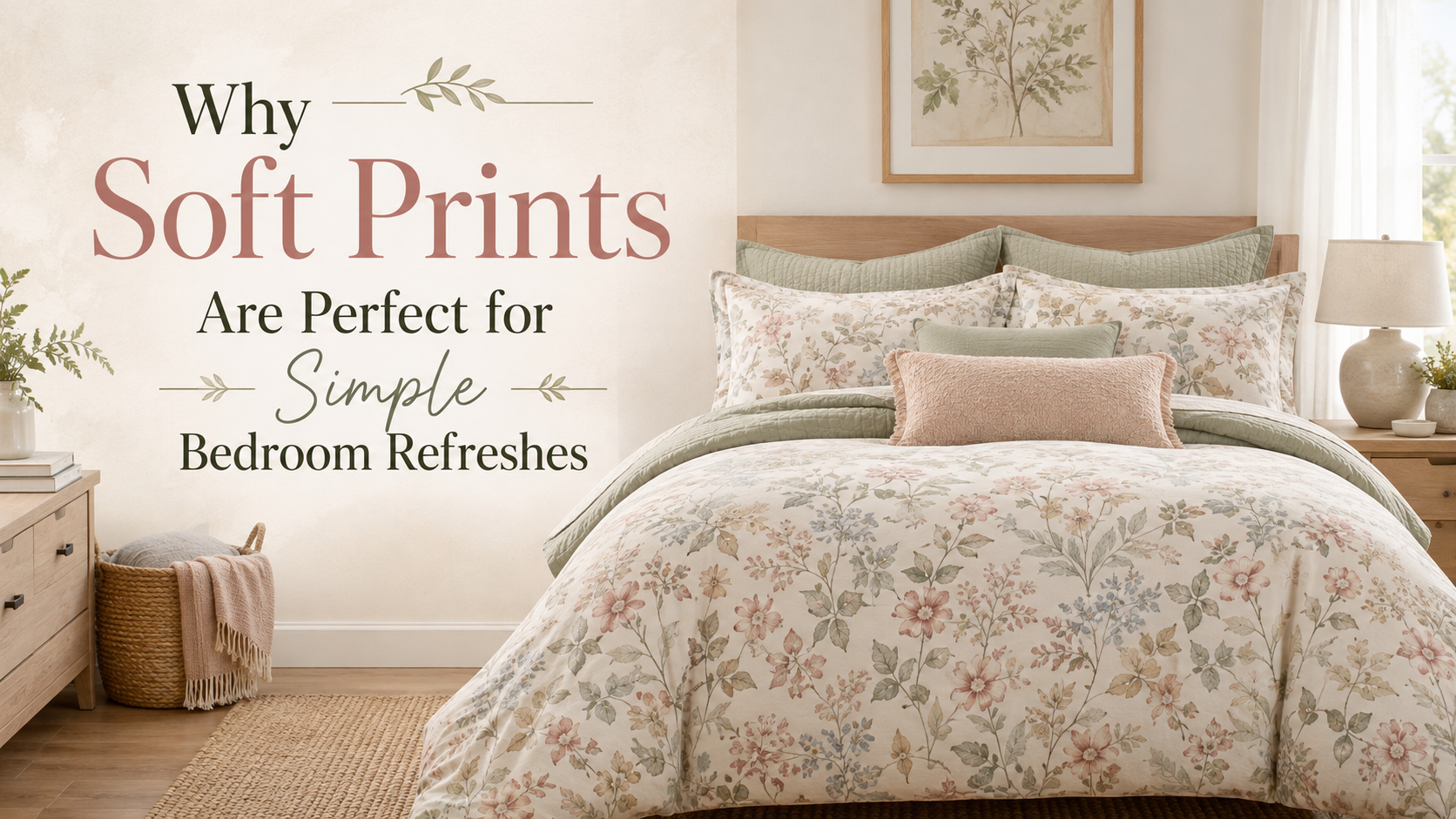 Why Soft Prints Are Perfect for Simple Bedroom Refreshes