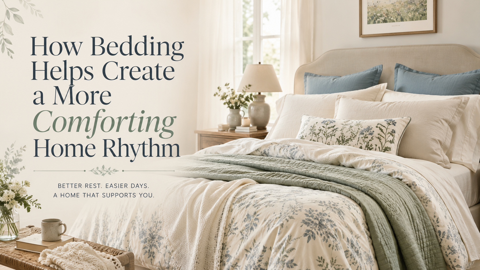 How Bedding Helps Create a More Comforting Home Rhythm