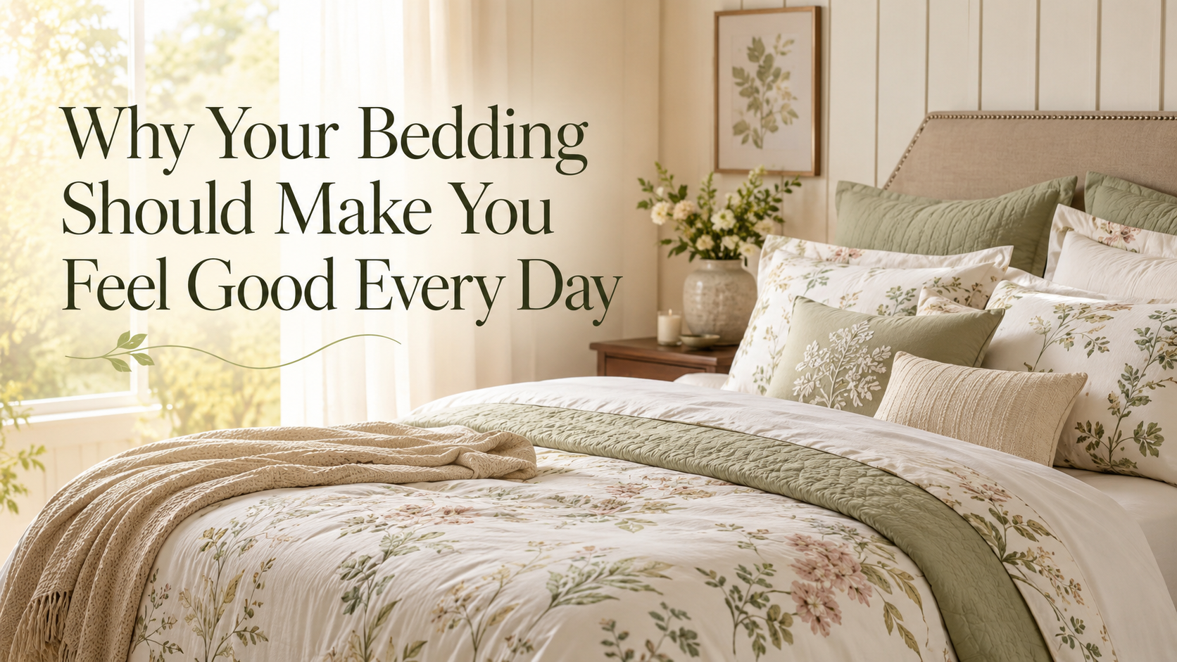 Why Your Bedding Should Make You Feel Good Every Day