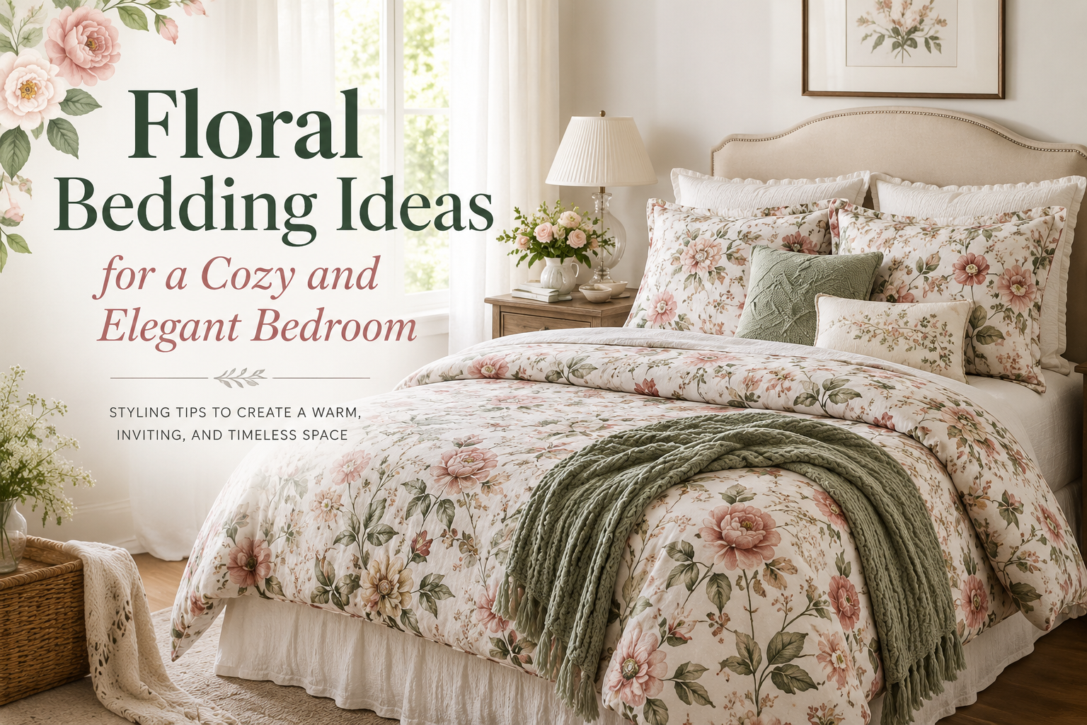 Floral Bedding Ideas for a Cozy and Elegant Bedroom