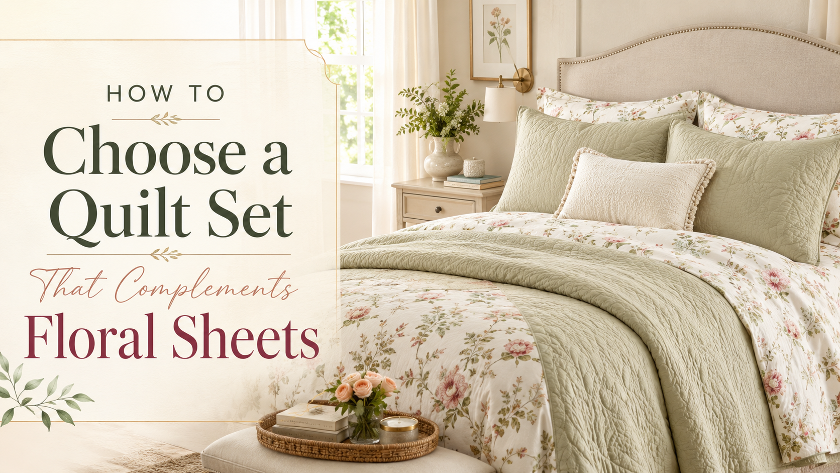 How to Choose a Quilt Set That Complements Floral Sheets