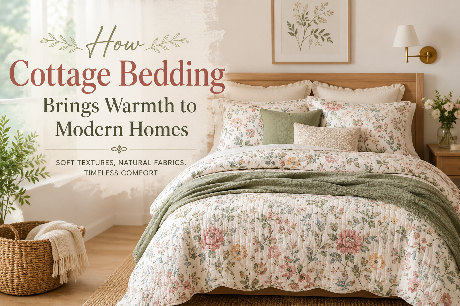 How Cottage Bedding Brings Warmth to Modern Homes