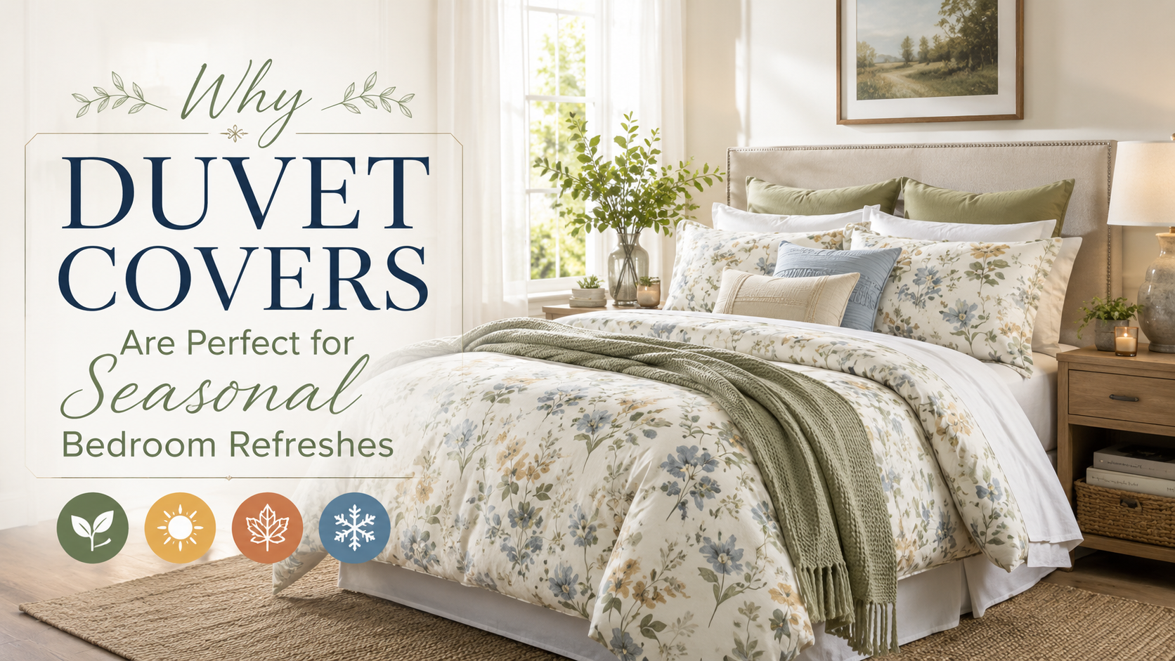 Why Duvet Covers Are Perfect for Seasonal Bedroom Refreshes