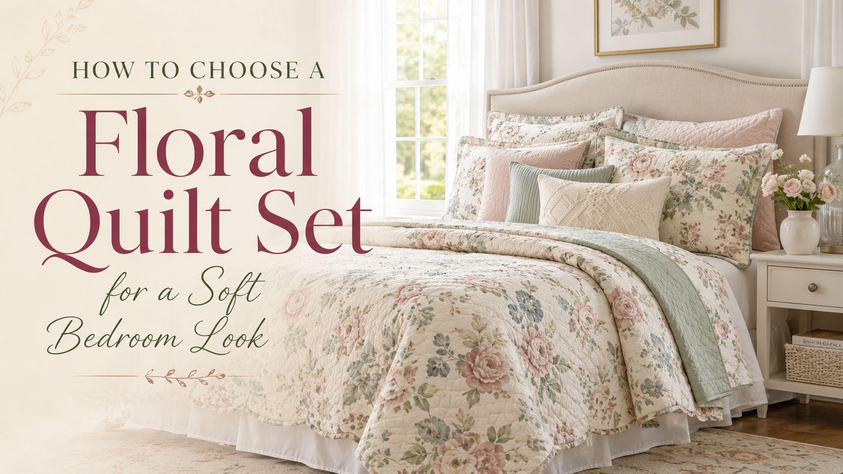 How to Choose a Floral Quilt Set for a Soft Bedroom Look