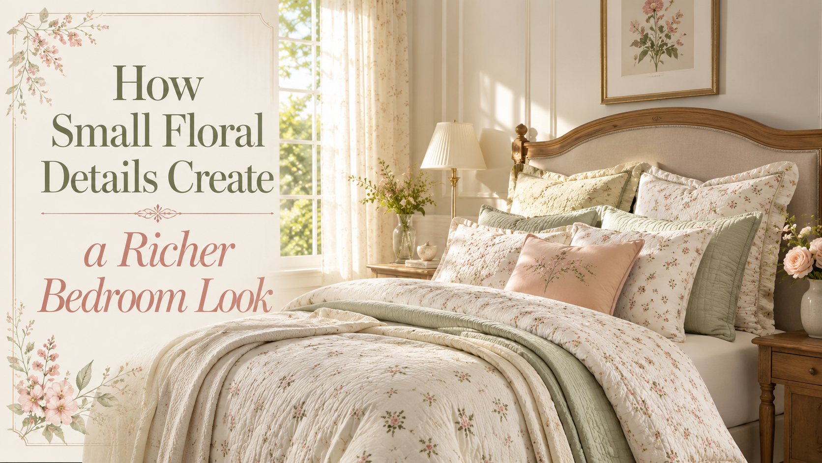How Small Floral Details Create a Richer Bedroom Look