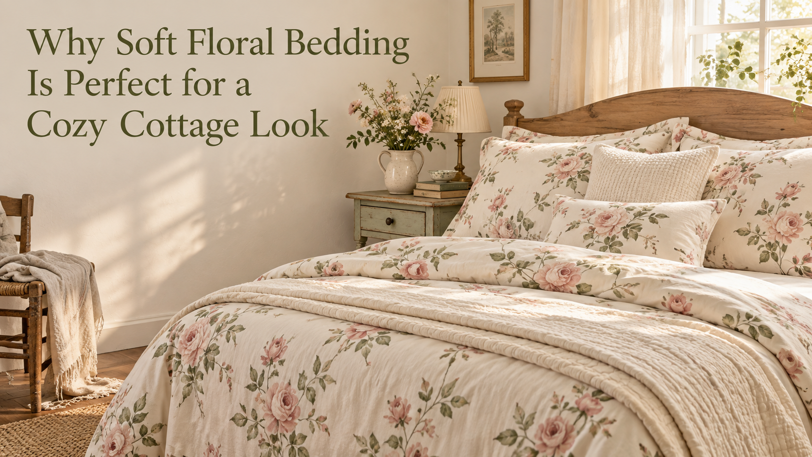 Why Soft Floral Bedding Is Perfect for a Cozy Cottage Look