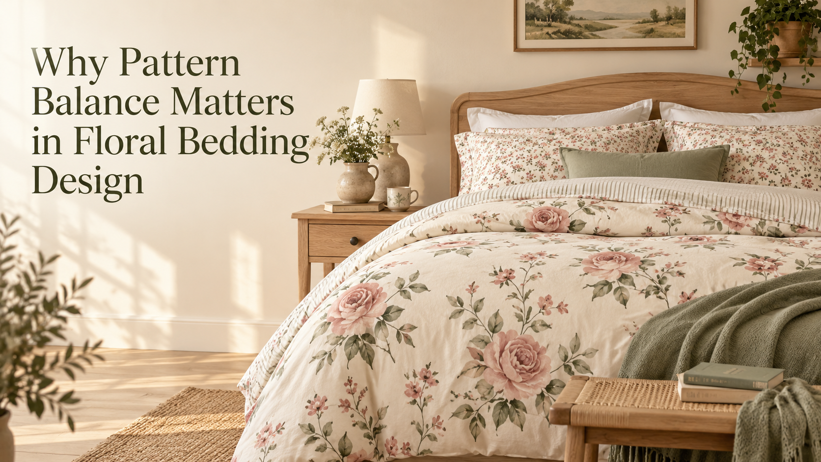 Why Pattern Balance Matters in Floral Bedding Design