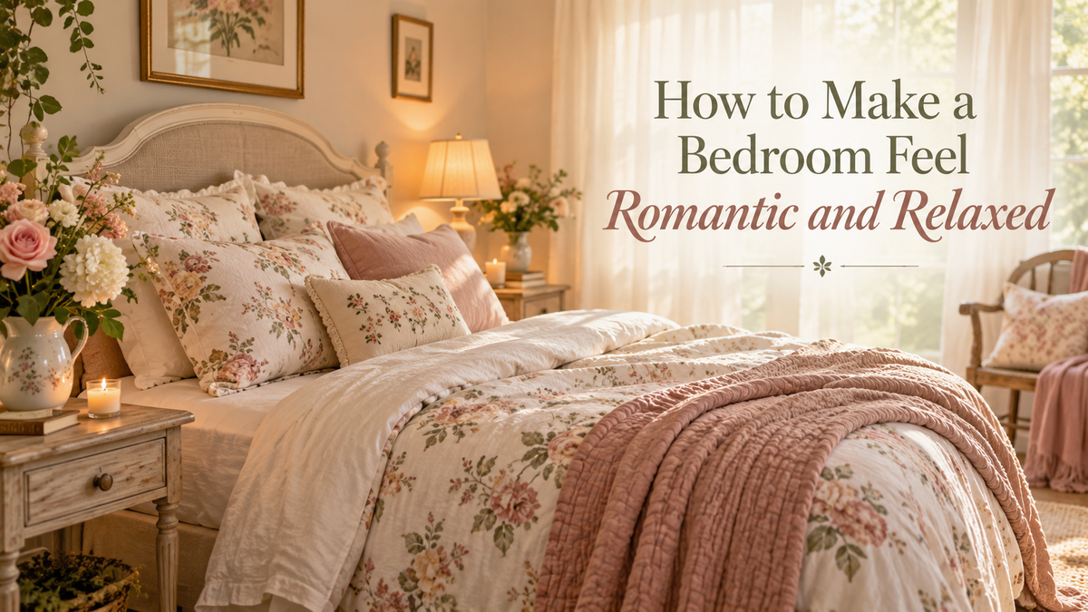 How to Make a Bedroom Feel Romantic and Relaxed