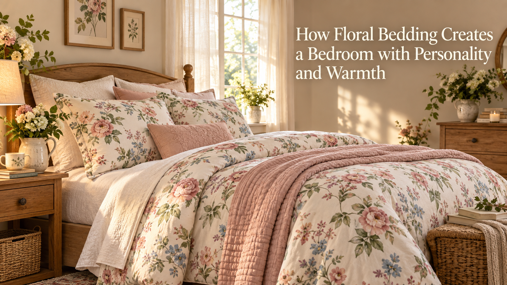How Floral Bedding Creates a Bedroom with Personality and Warmth