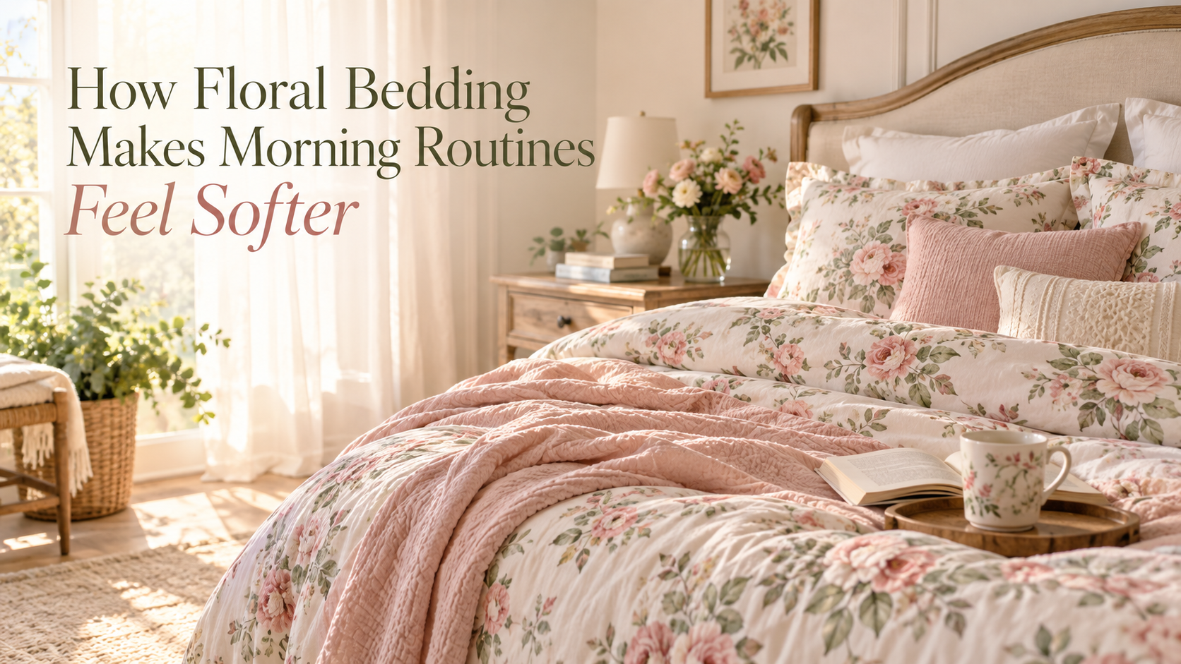 How Floral Bedding Makes Morning Routines Feel Softer