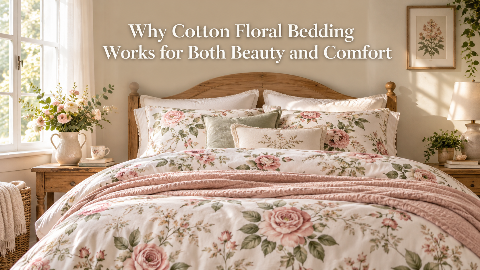 Why Cotton Floral Bedding Works for Both Beauty and Comfort