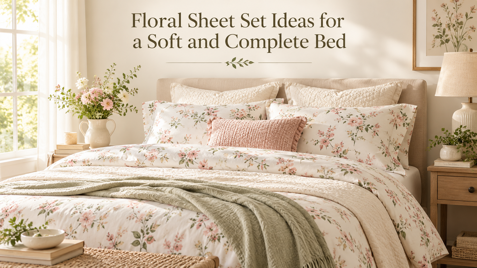 Floral Sheet Set Ideas for a Soft and Complete Bed