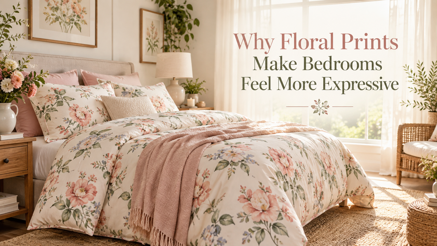 Why Floral Prints Make Bedrooms Feel More Expressive