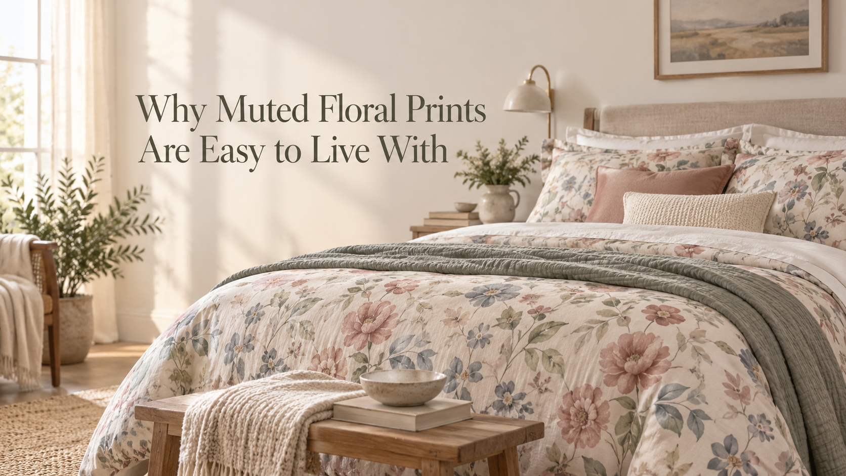 Why Muted Floral Prints Are Easy to Live With