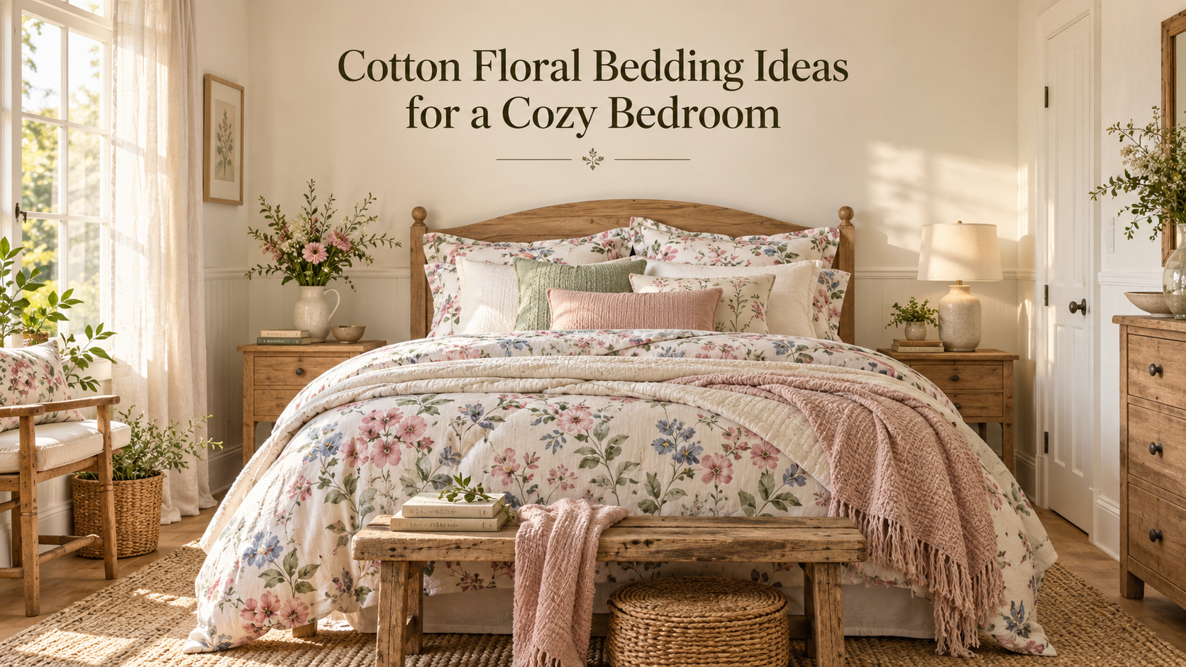 Cotton Floral Bedding Ideas for a Cozy Bedroom