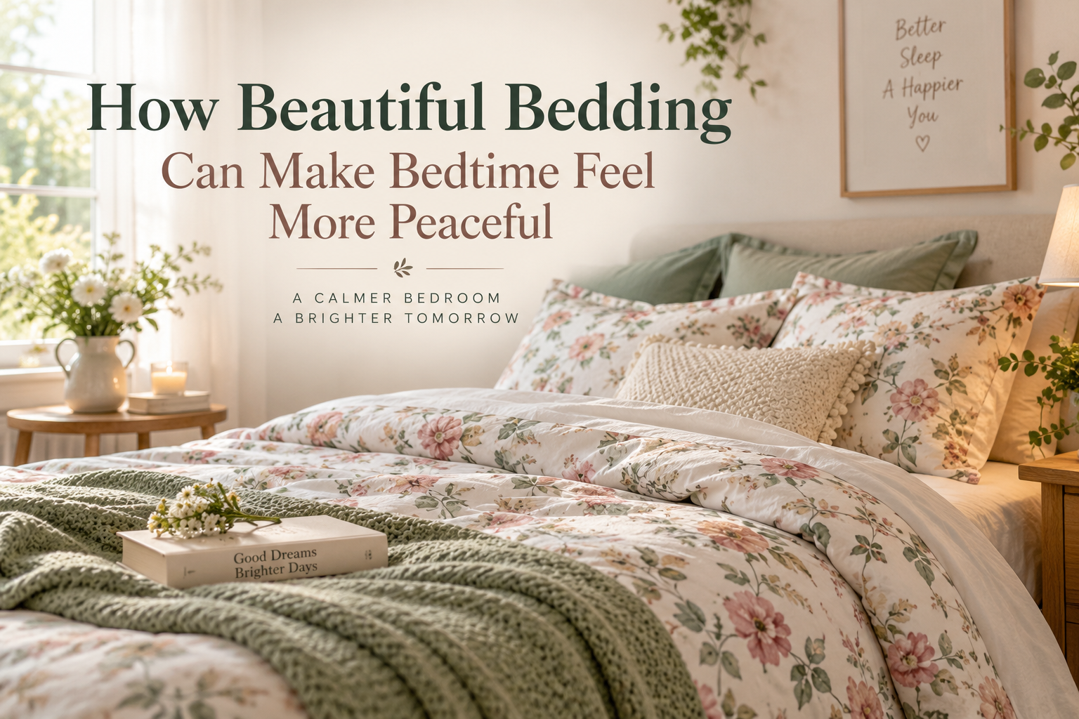 How Beautiful Bedding Can Make Bedtime Feel More Peaceful