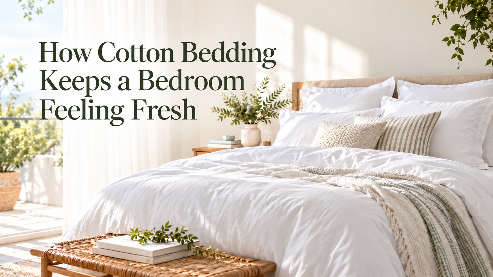 How Cotton Bedding Keeps a Bedroom Feeling Fresh