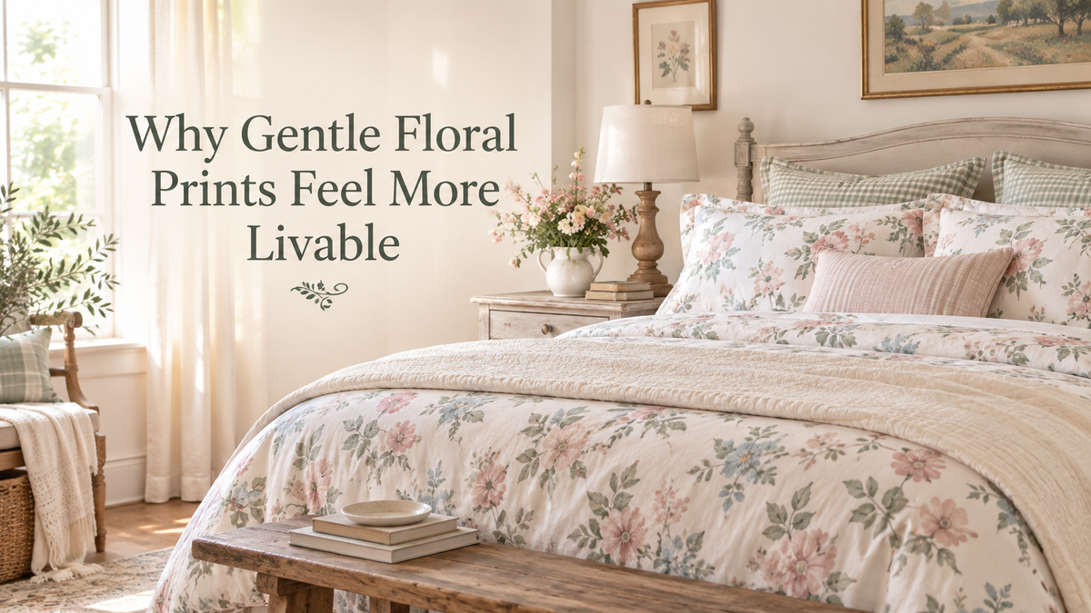 Why Gentle Floral Prints Feel More Livable
